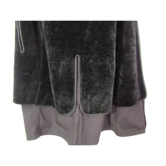 US Navy All Weather Black Trench Rain Coat With Liner Men's Size 38 XLong - Picture 8 of 9